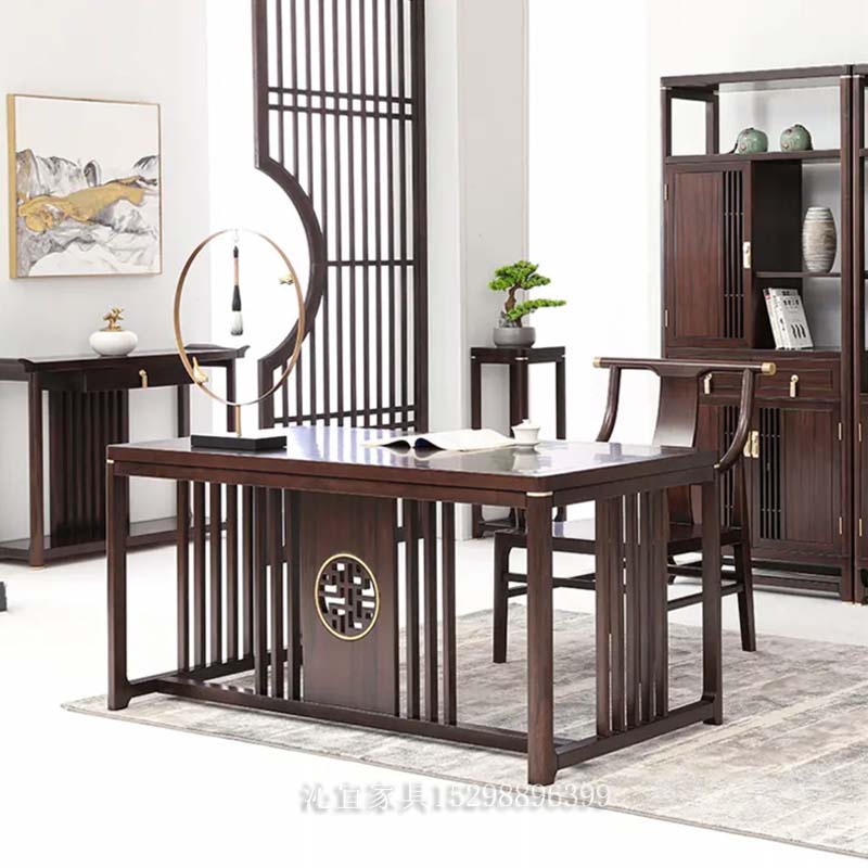 新中式書桌QY-2714